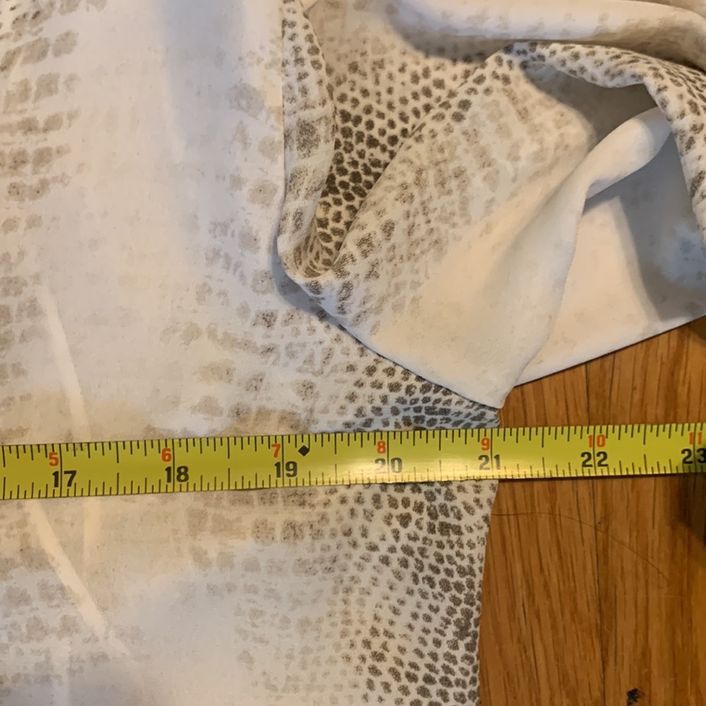 90’s Kenar Python Snakeprint Hi-Low Blouse - image 5